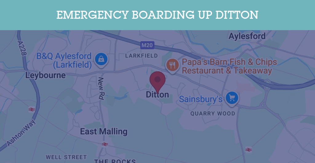 Emergency Boarding Up Services in Ditton - ME20